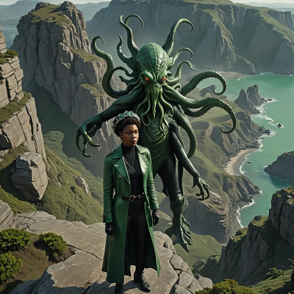 we see a high priestess of the Cult of Cthulhu_004