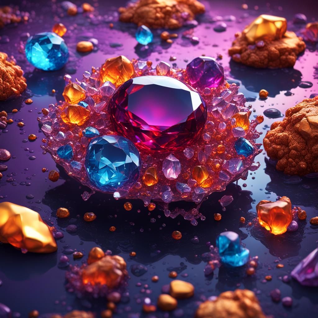 Crystal splash