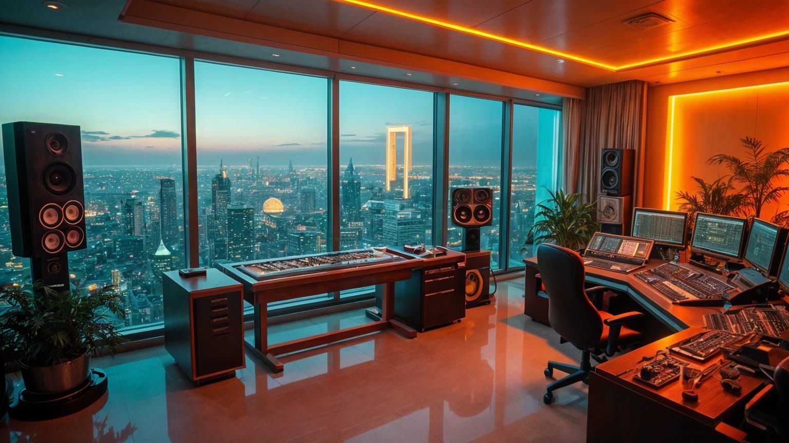 Snapshot of Off-Grid Penthouse Apartment With Private Recording Studios