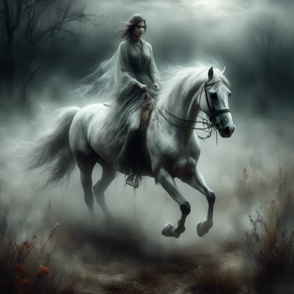 <lora:Horses:1.0> <lora:Ghostly Spirit:1.0> 8