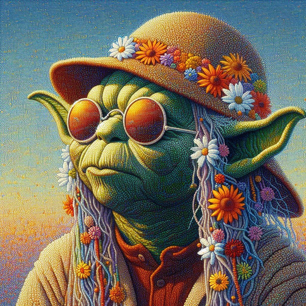 Hippie Yoda