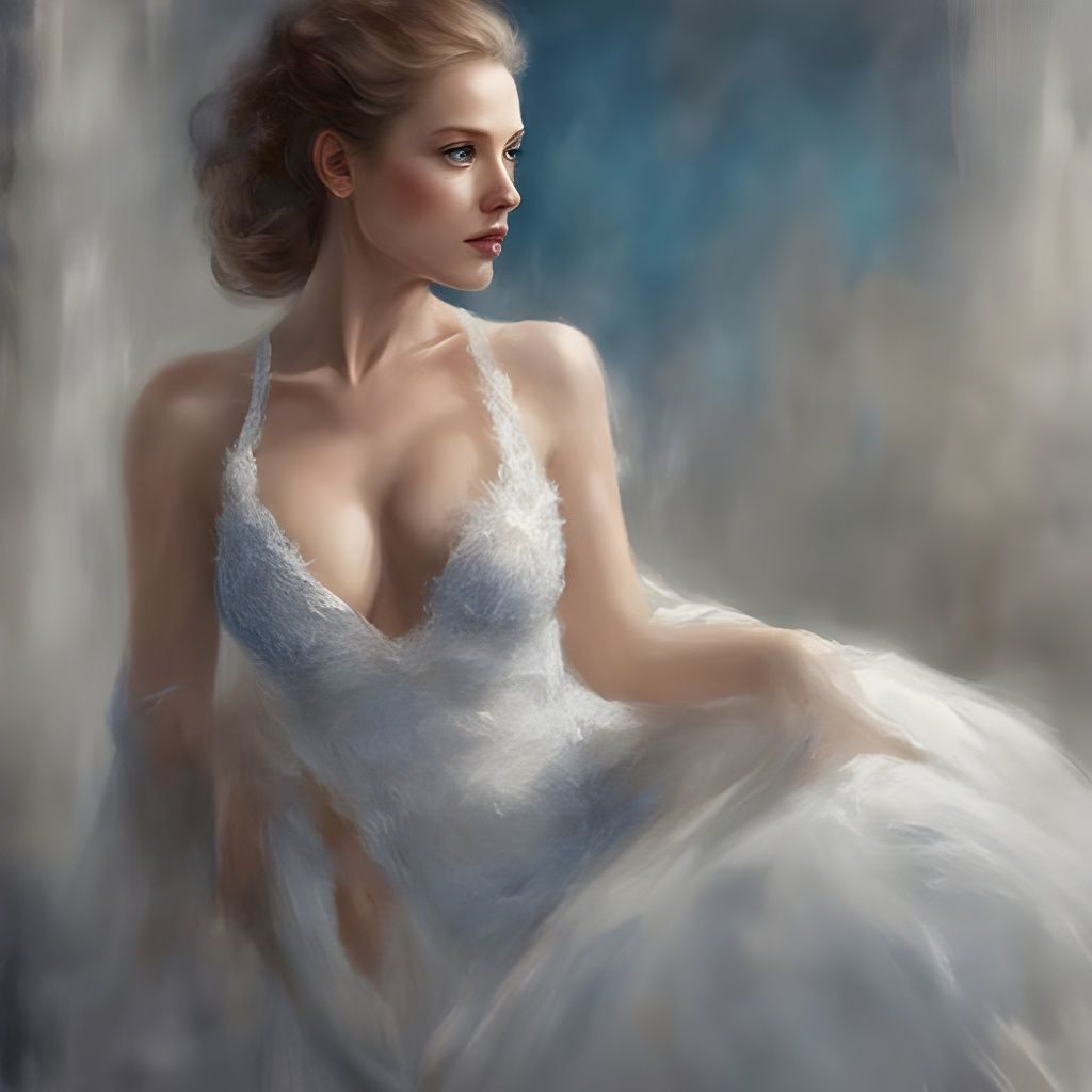Woman in a White Gown 5