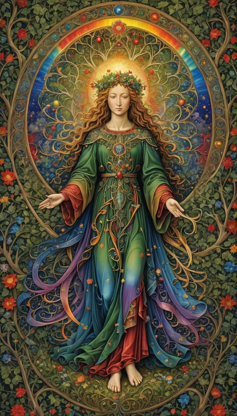 Rainbow angel