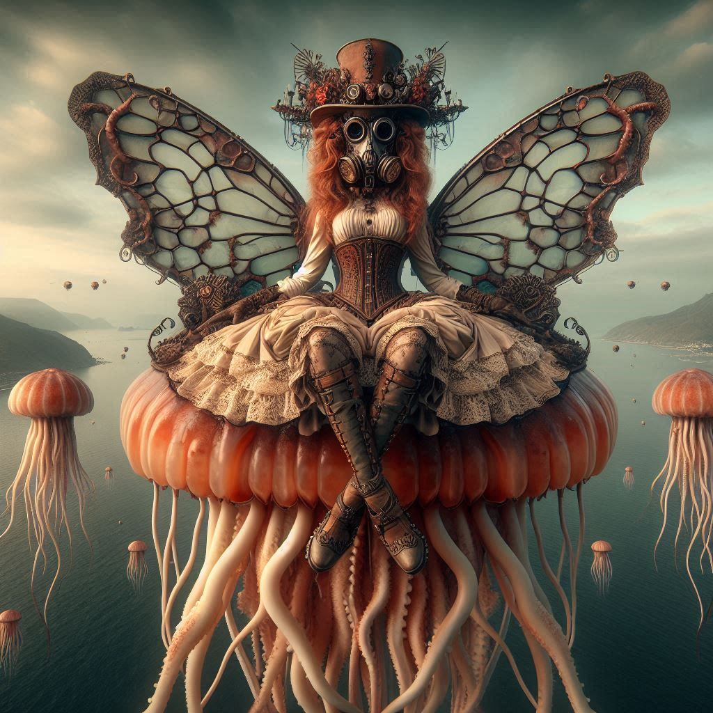 Steampunk jellyfish