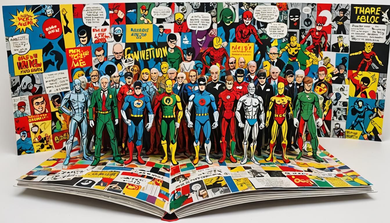 Popup Book of a Comic Convention