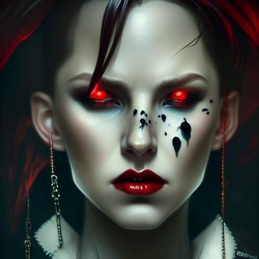 Spots of blood - AI Generated Artwork - NightCafe Creator