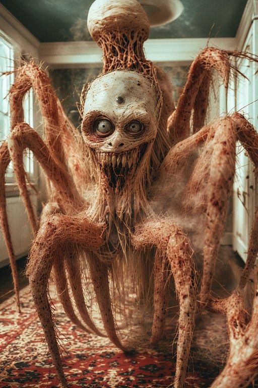 Terrifying night terror evil spider creature I just made