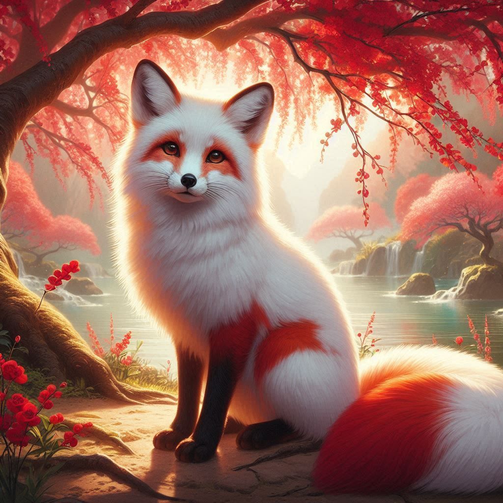 A beautiful fox