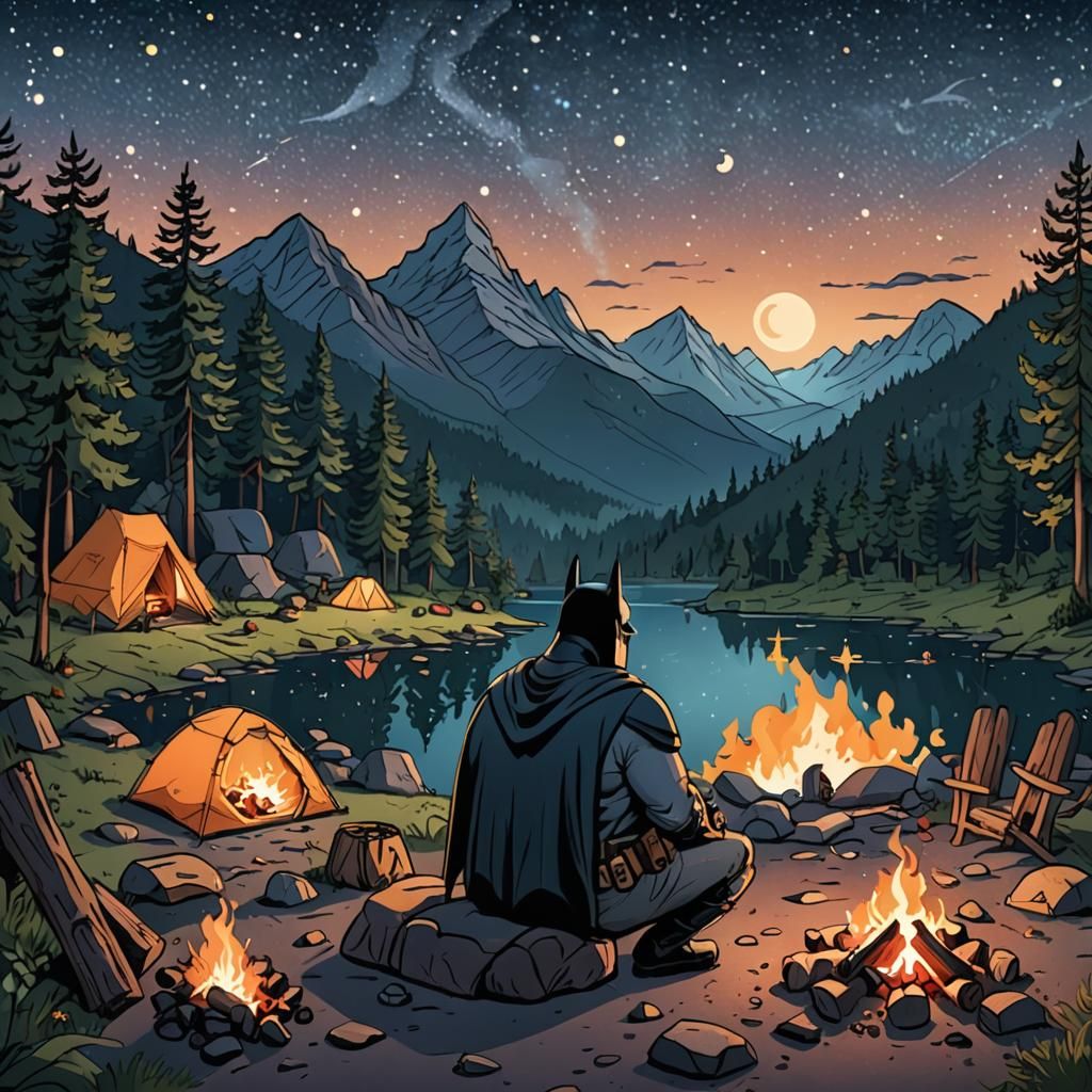 Batman on vacation