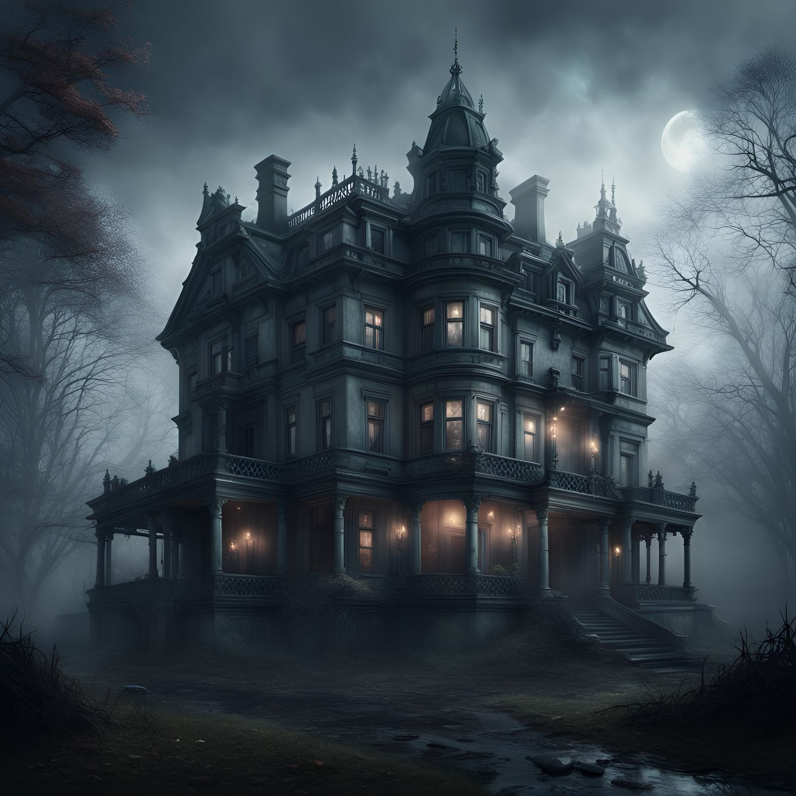 Old Mansion  by @undefined