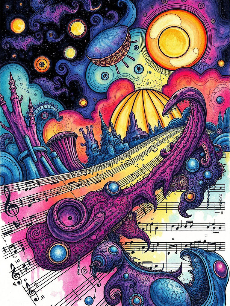 Musical World  by @Amaya