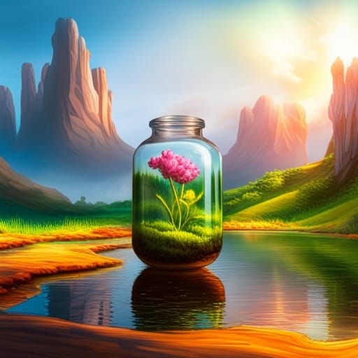 Flowers in a Jar