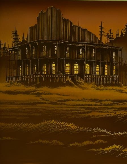"Heartbreak Hotel" eerie ultra-detailed matte painting deep ...