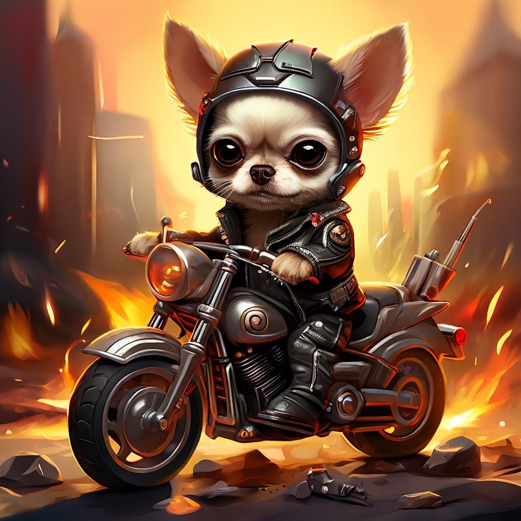 Hells angel - AI Generated Artwork - NightCafe Creator