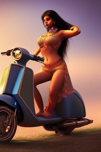 Scooty and Desi babes