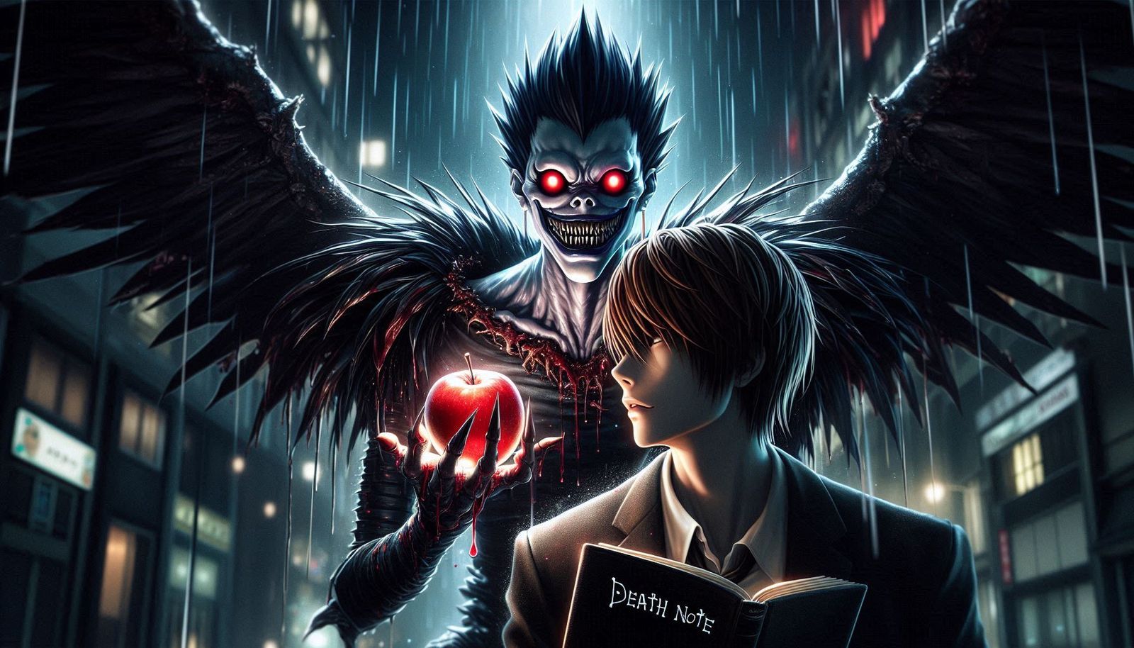 Ryuk and Light Yagami 🍎