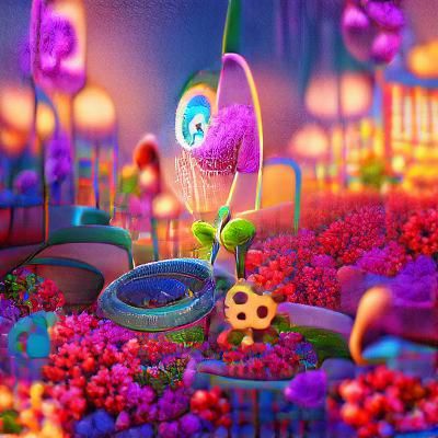 Secret flower garden