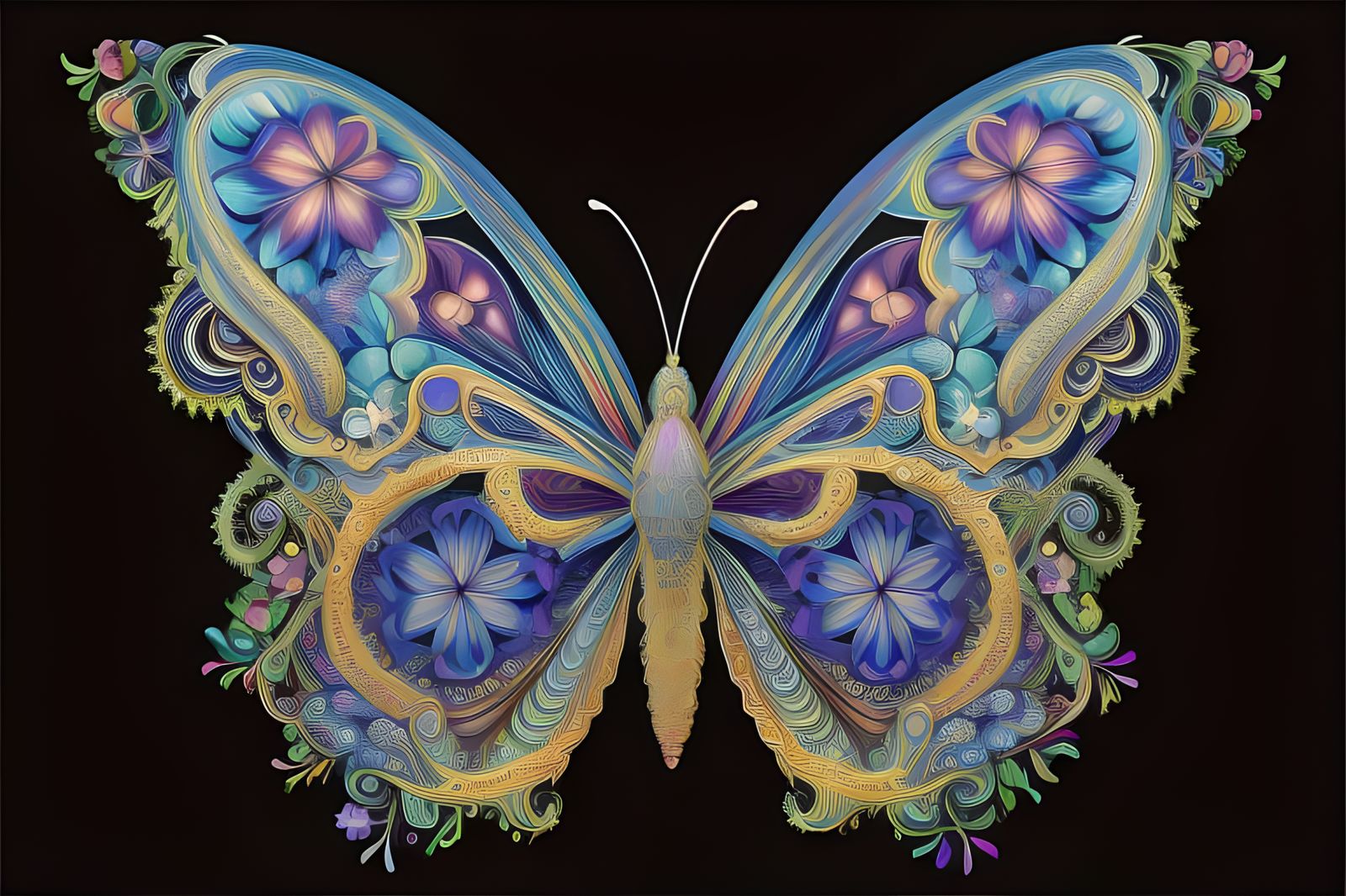 Blooming Butterfly  by @somniamea