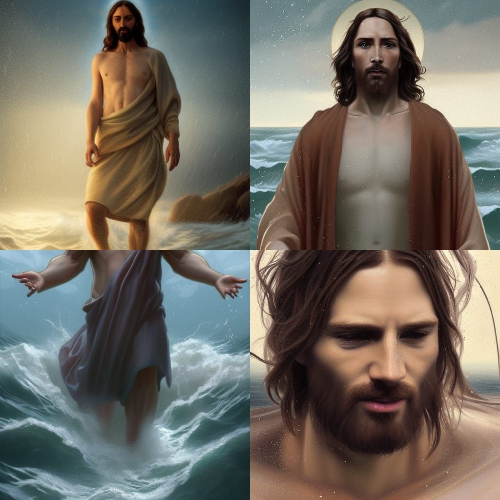 jesus-walking-on-water-in-the-sea-during-a-storm-with-his-12-disciples