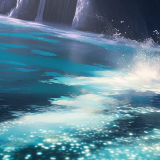 there's something under the water