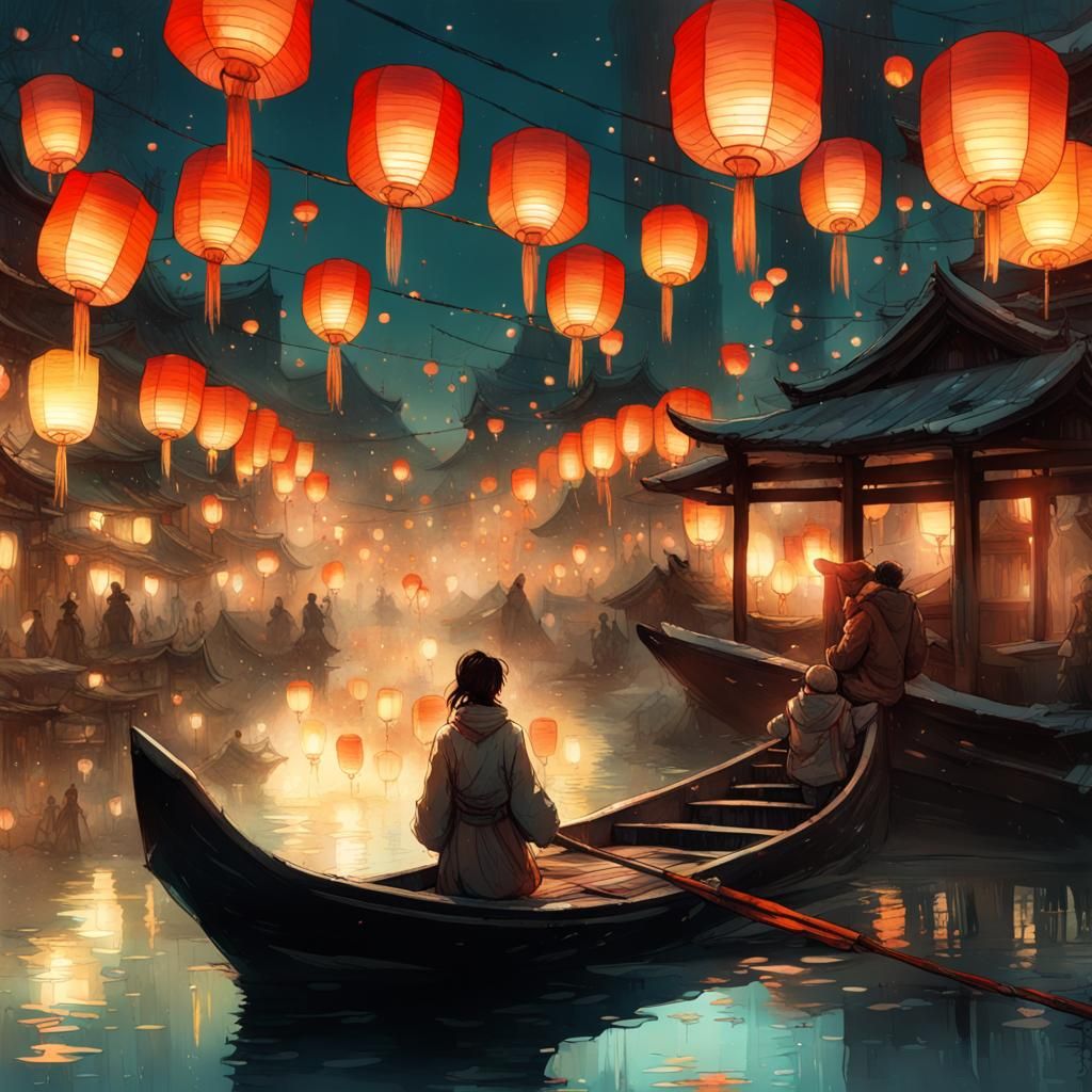 Lantern Festival Ai Generated Artwork Nightcafe Creator 6898