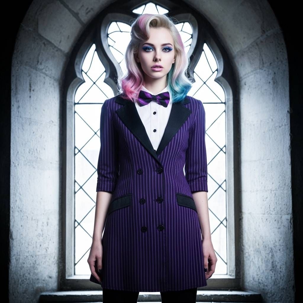 In the light from the window