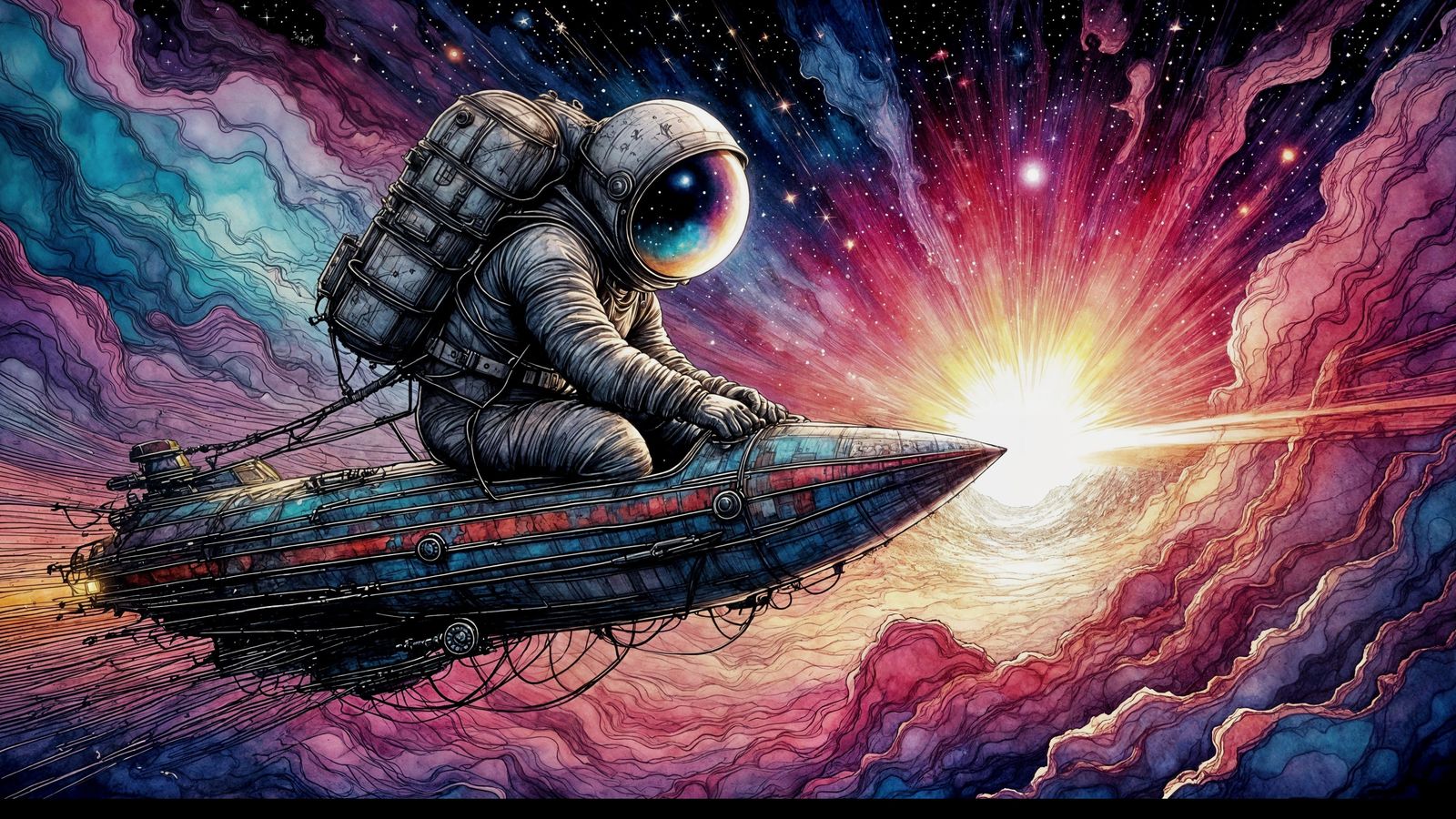 Come on old girl… Only another 12,766 light years to go… 🚀  by @The Artlete 