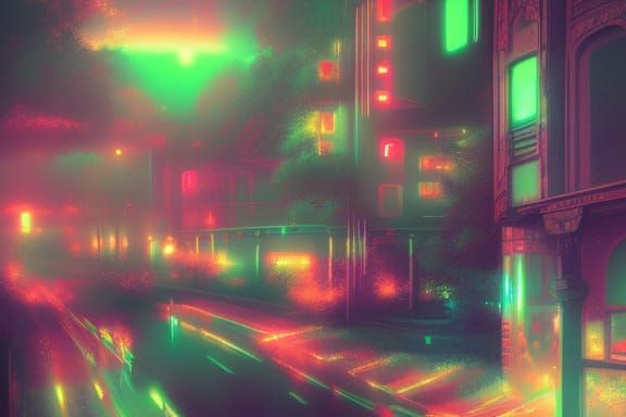 wet street