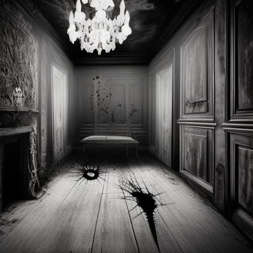 in the halls of the haunted abandoned pinecliffe insane asyl...