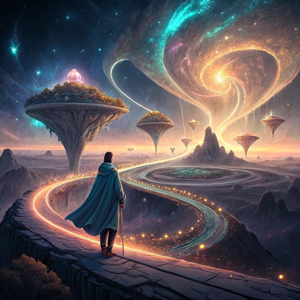 Surreal holistic adventure (3 word prompt)  by @AnC