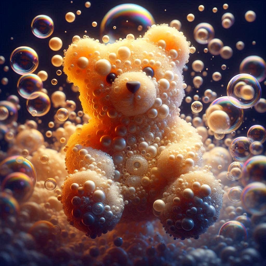 Soap Bubble Bear!