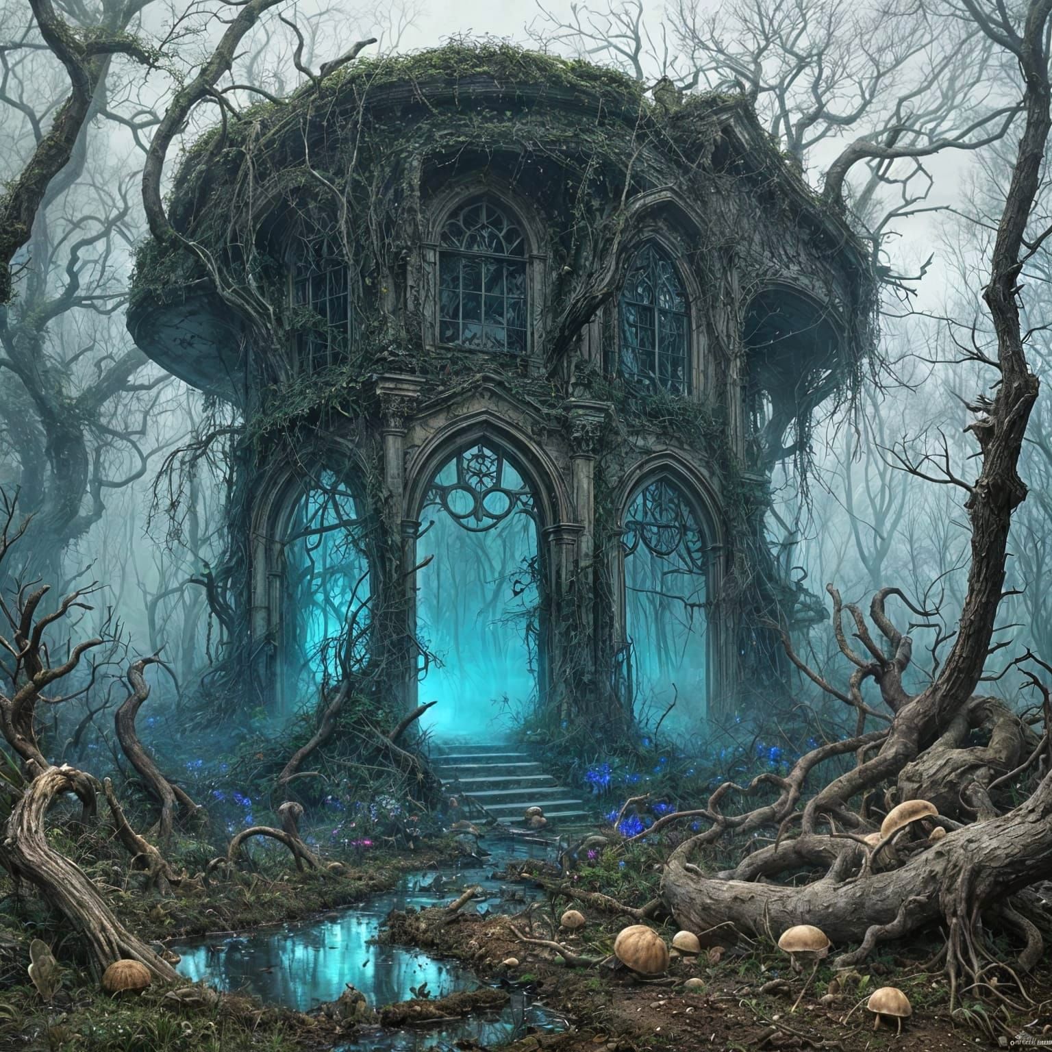 Haunted Greenhouse  by @KLN