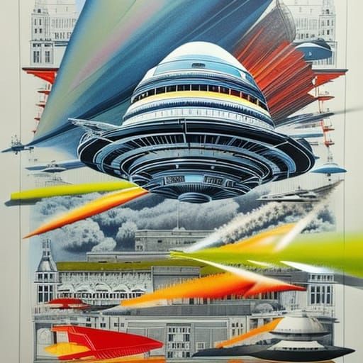 the blueprint of the UFO