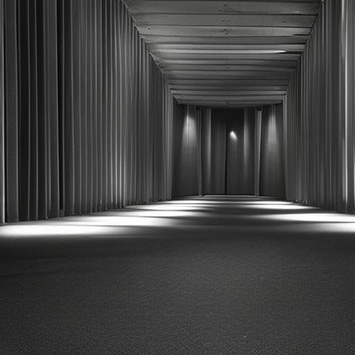 liminal space, buildings, dark