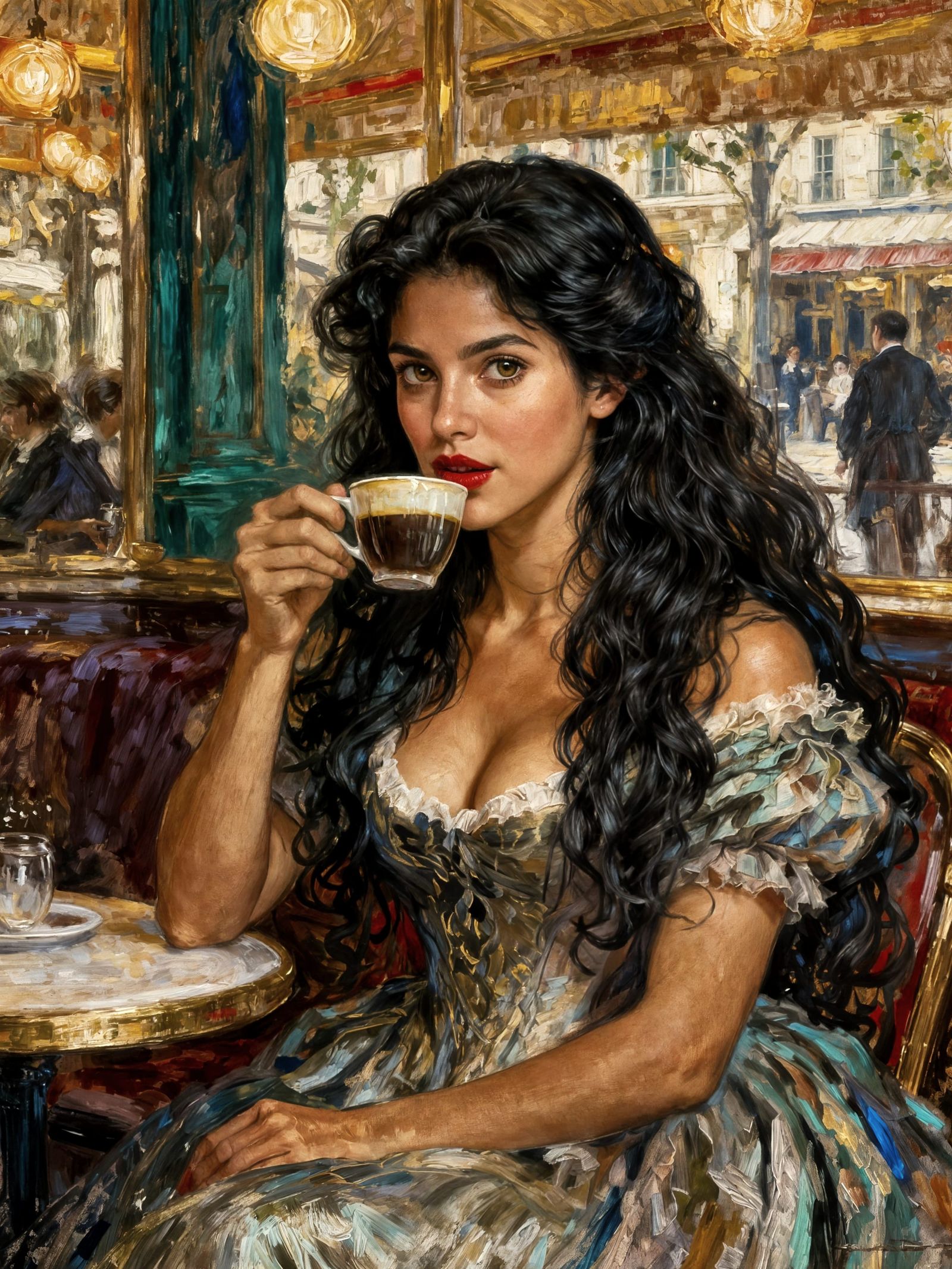 Ana in Paris  by @Vic Dillinger