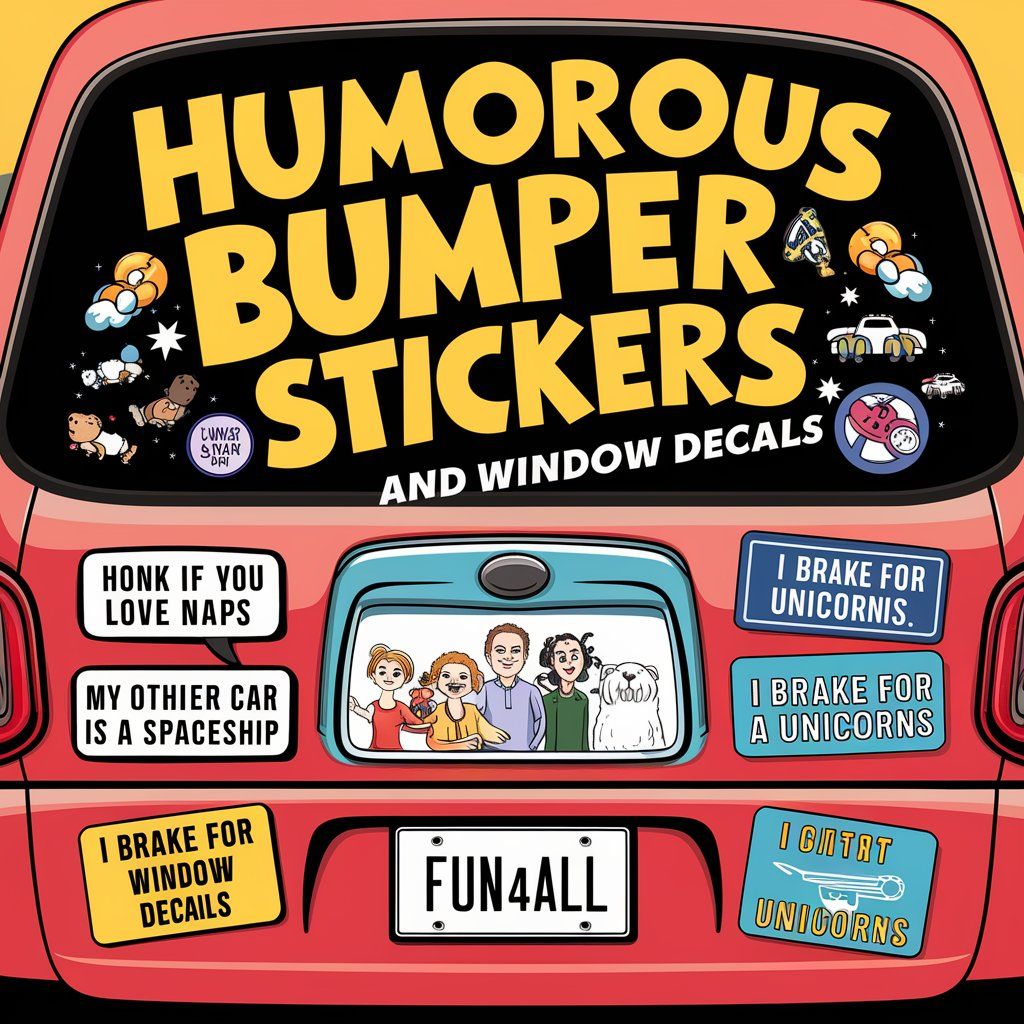 Contest: Humorous Bumper Stickers & Window Decals