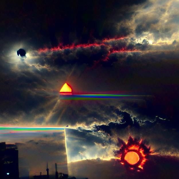 Dark side of the sun