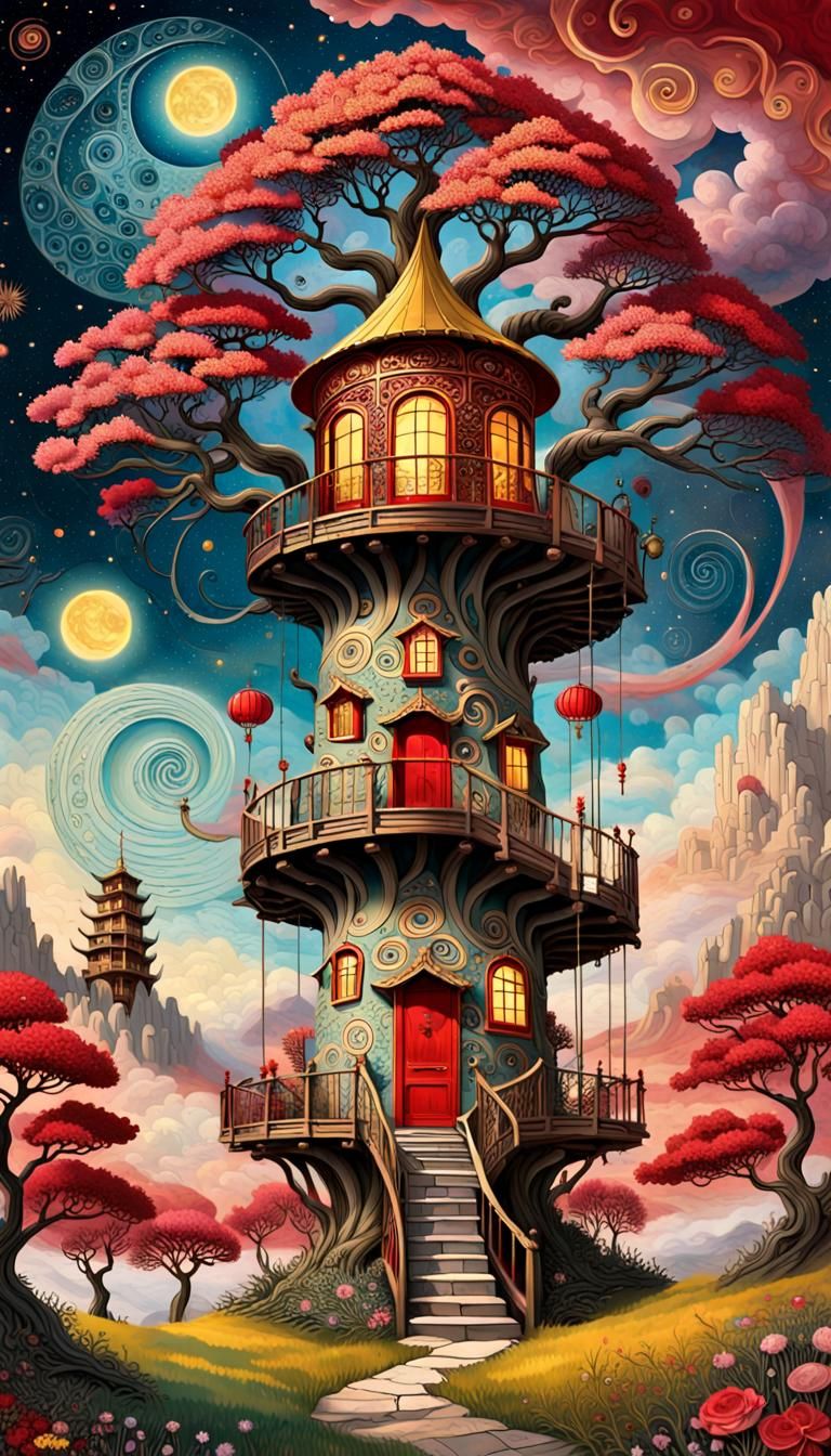 Treehouse!!   by @Hit moments
