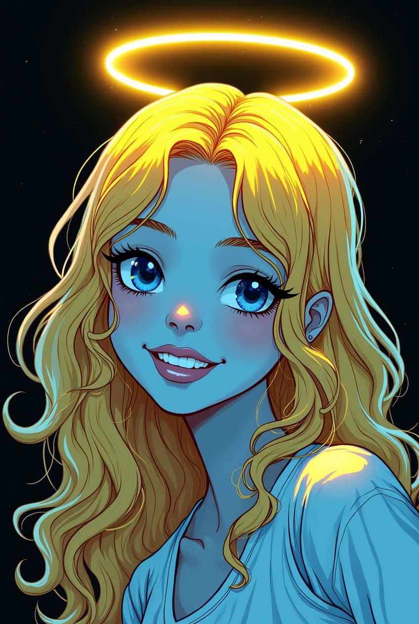 Blonde angel