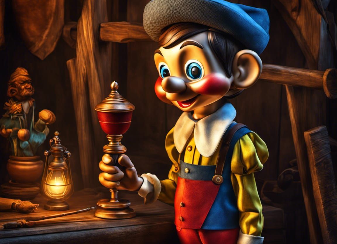 Pinocchio  by @Moonlightseeker