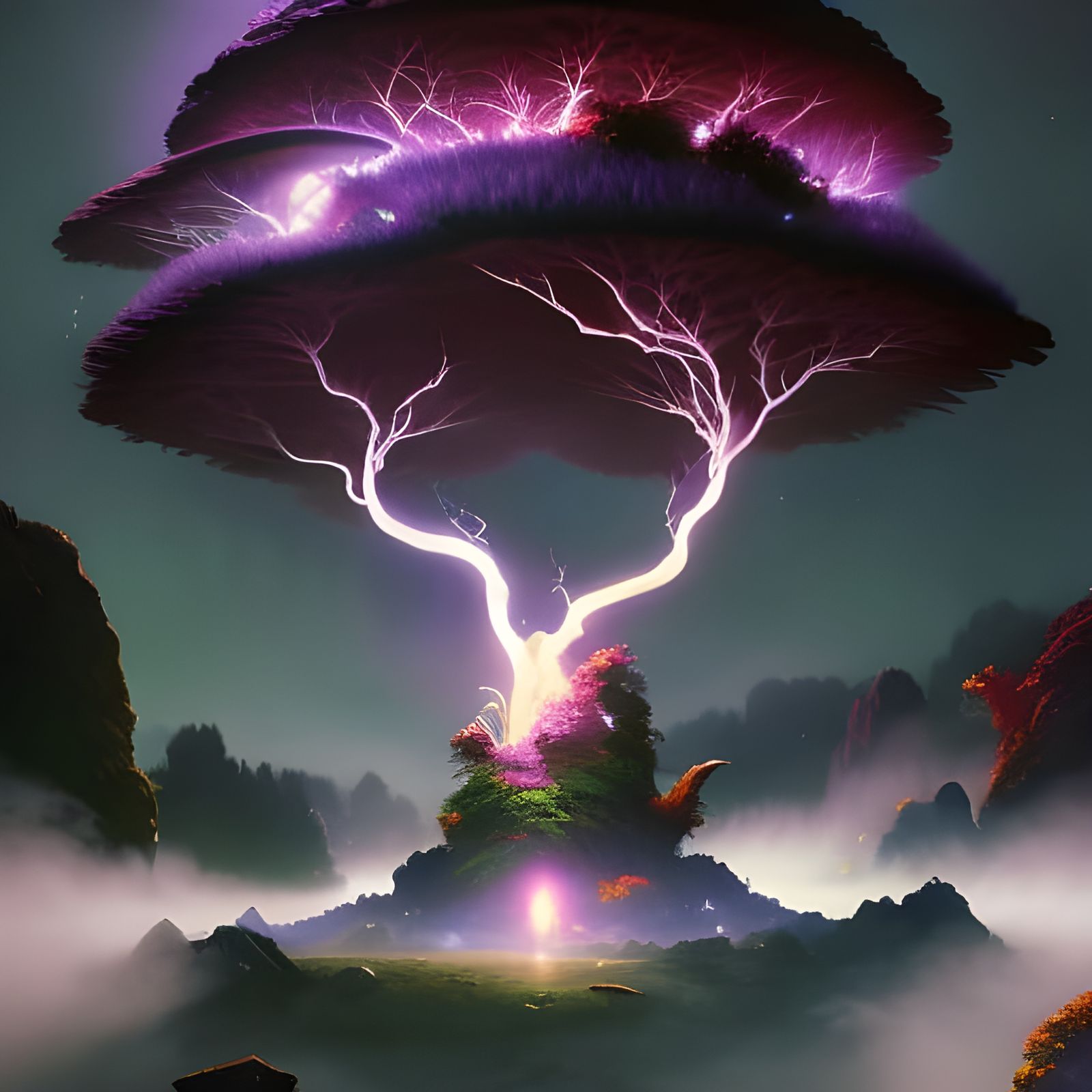 Tree of Lightning  by @MikThor