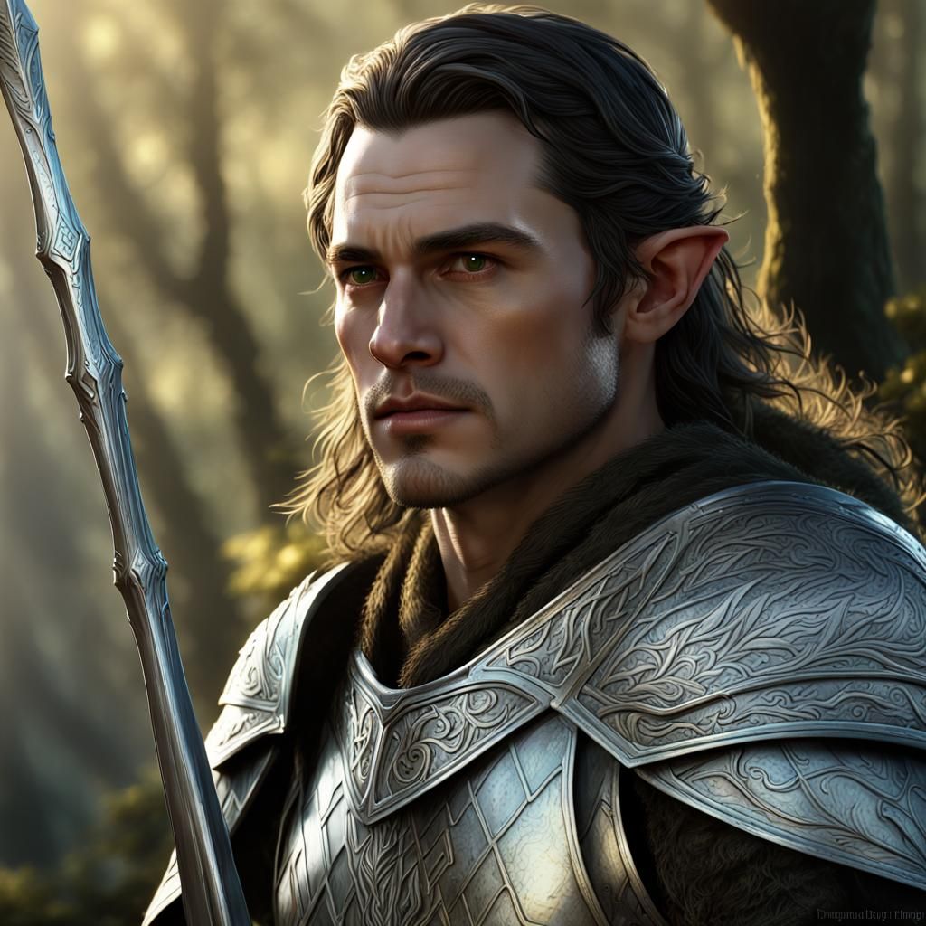 Portrait of an elven warrior - AI Generated Artwork - NightCafe Creator