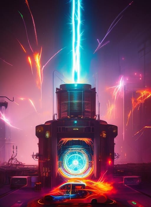 Power Core Overload AI Generated Artwork NightCafe Creator