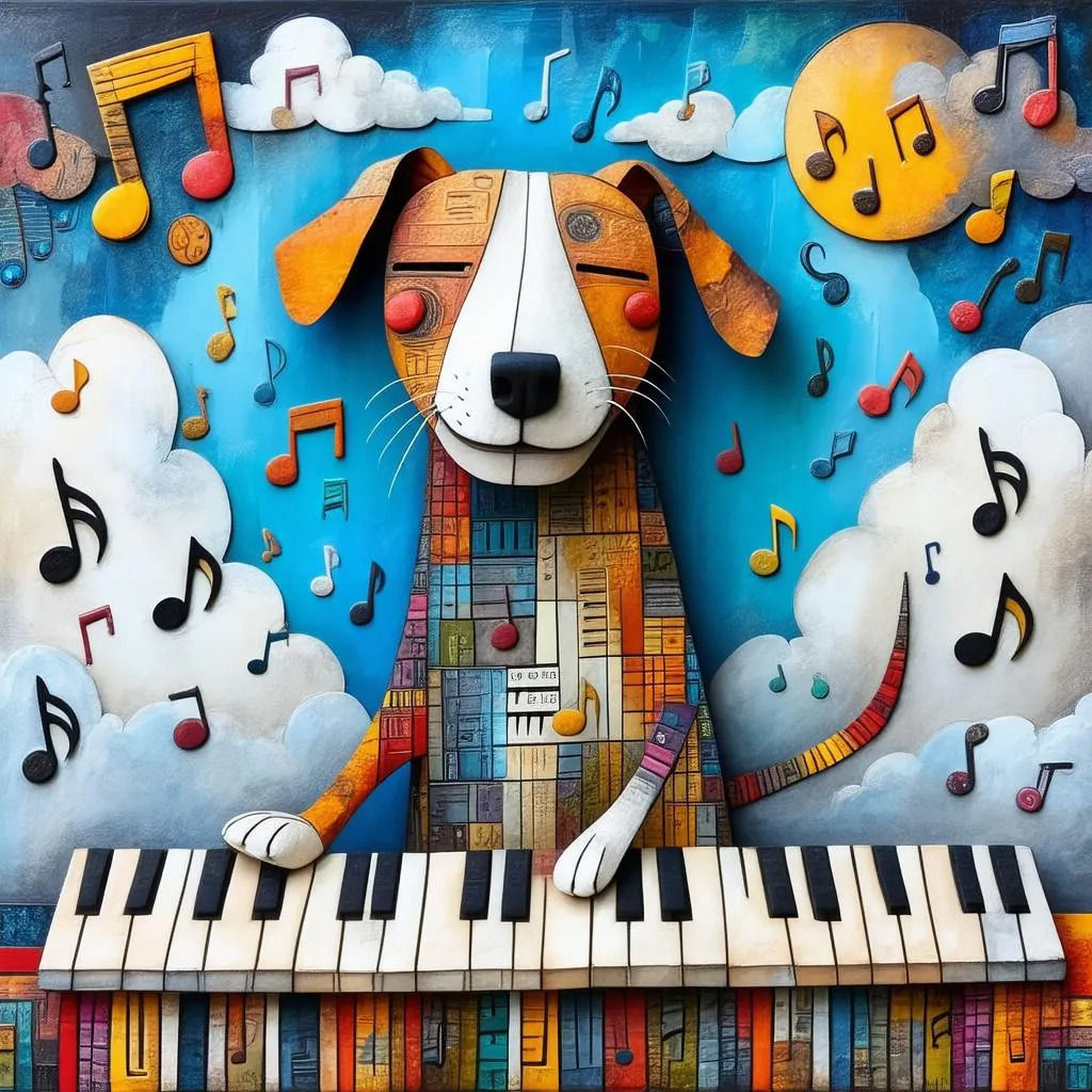 Piano pup.