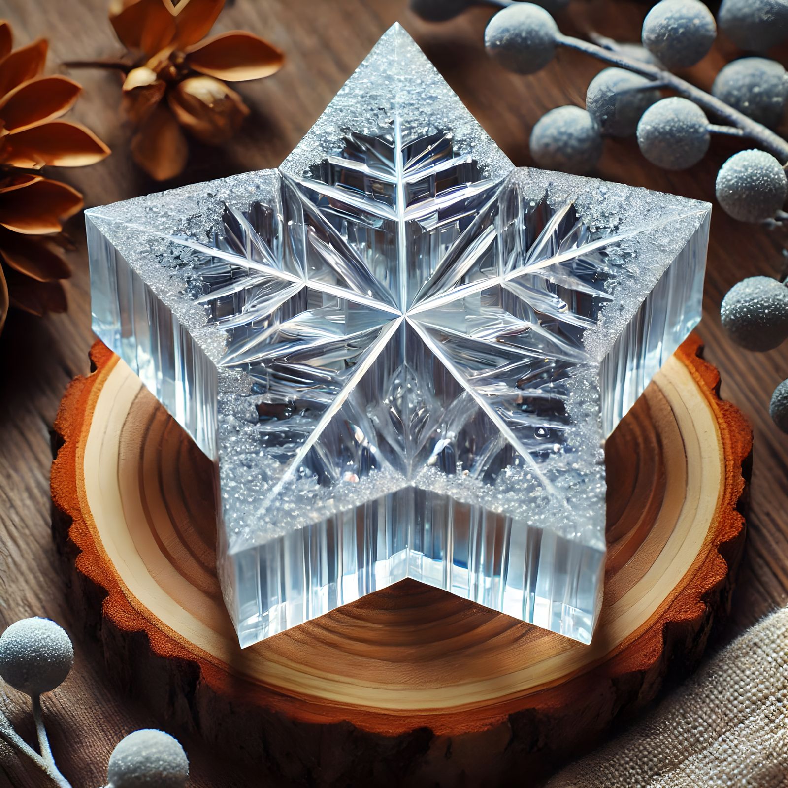 Crystalized Soap Bar (Star Shaped)