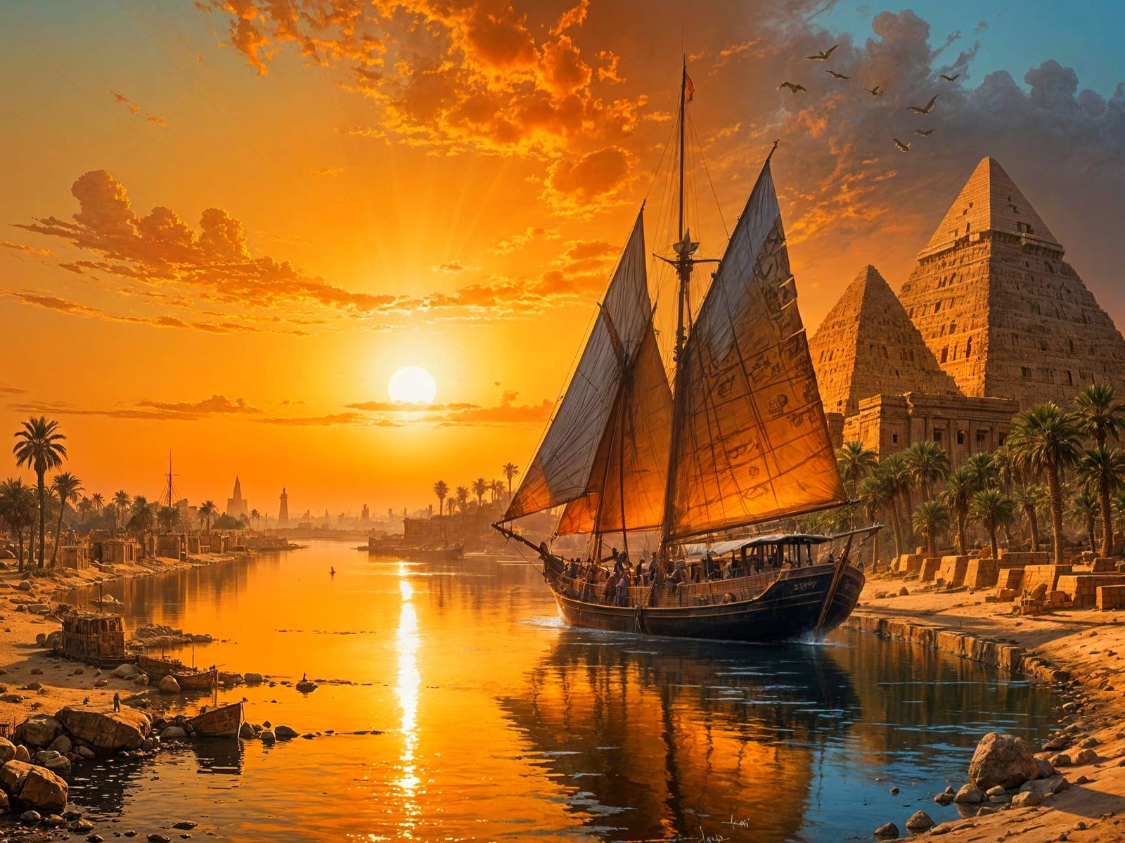 Merchants of the Nile  by @Nikko P