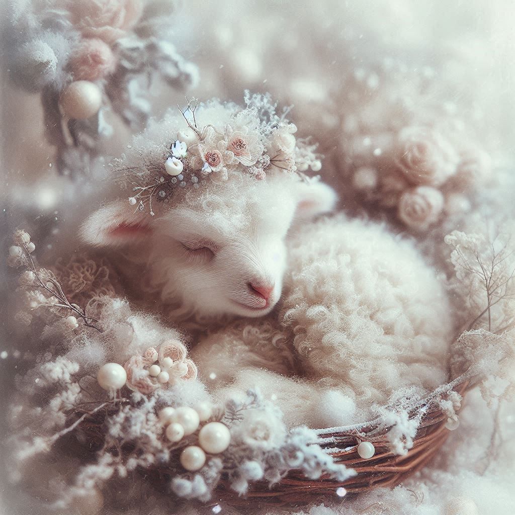 Easter Lamb  by @MissMeow4