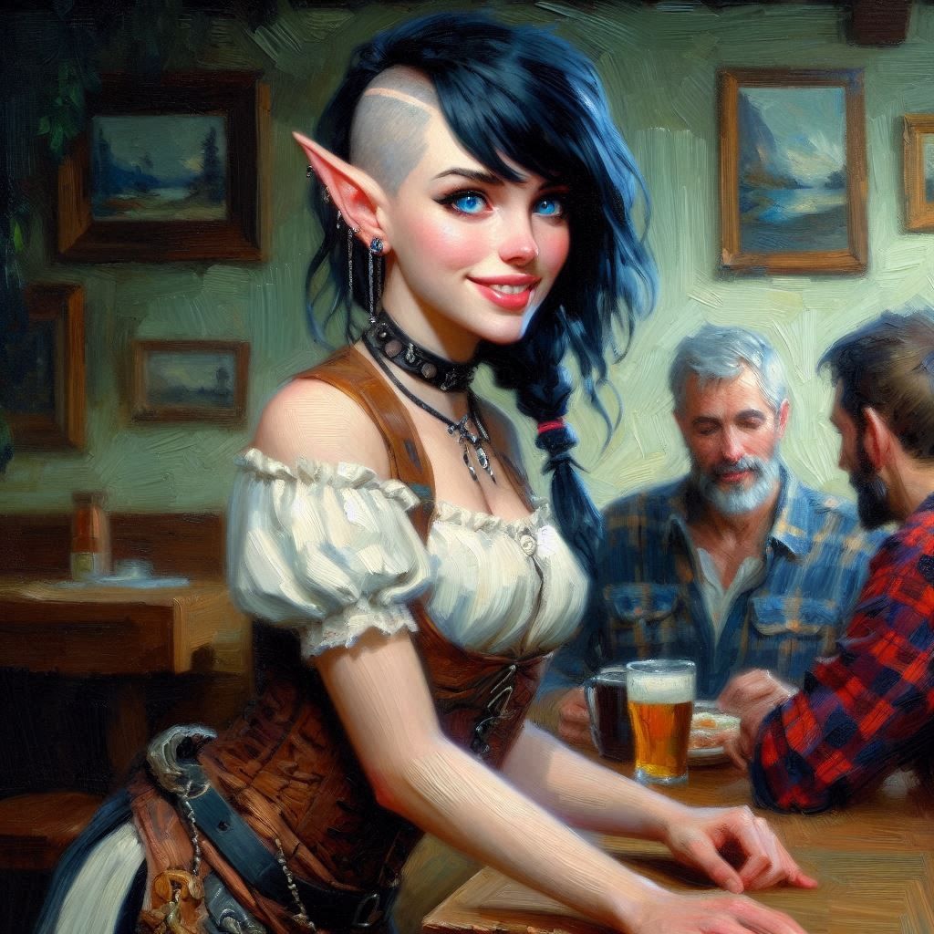 Elven Barmaid