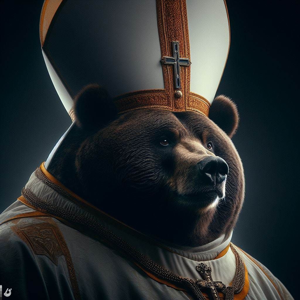 Dark Pope Bear