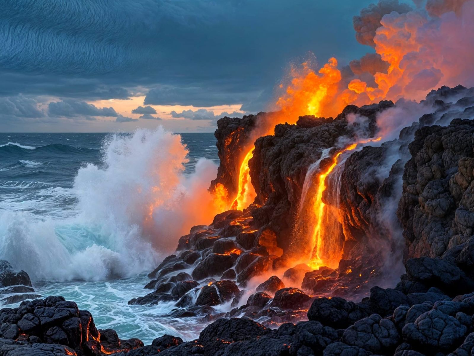 When fire meets water  by @Francis H